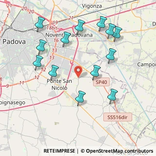 Mappa Via Frassanedo, 35020 Padova PD, Italia (4.42077)