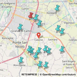 Mappa Via Frassanedo, 35020 Padova PD, Italia (2.44412)