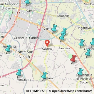 Mappa Via Frassanedo, 35020 Padova PD, Italia (3.07833)