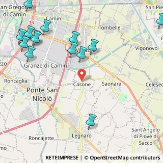 Mappa Via Frassanedo, 35020 Padova PD, Italia (2.94357)
