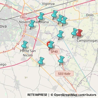 Mappa Piazza M. Borgato Soti, 35020 Saonara PD, Italia (4.0025)