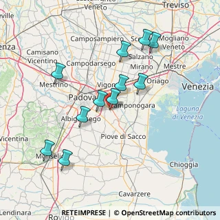 Mappa Piazza M. Borgato Soti, 35020 Saonara PD, Italia (14.25273)