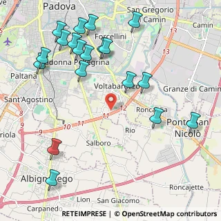 Mappa Via Girolamo Savorgnan, 35127 Padova PD, Italia (2.57)