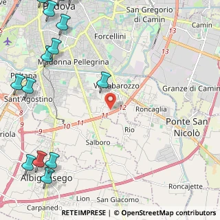 Mappa Via Girolamo Savorgnan, 35127 Padova PD, Italia (3.80235)