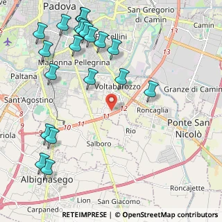 Mappa Via Girolamo Savorgnan, 35127 Padova PD, Italia (2.748)
