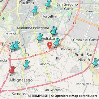 Mappa Via Girolamo Savorgnan, 35127 Padova PD, Italia (2.86385)