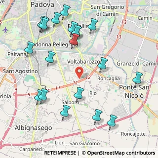 Mappa Via Girolamo Savorgnan, 35127 Padova PD, Italia (2.542)