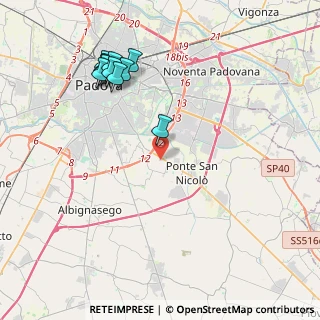 Mappa Via S. Basilio, 35020 Ponte San Nicolò PD, Italia (4.52091)