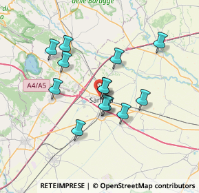 Mappa 13048 Santhià VC, Italia (5.82)