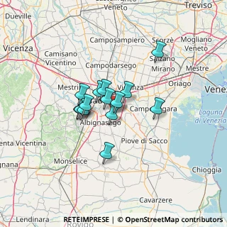 Mappa Via L. Boccherini, 35020 Ponte San Nicolò PD, Italia (8.81429)