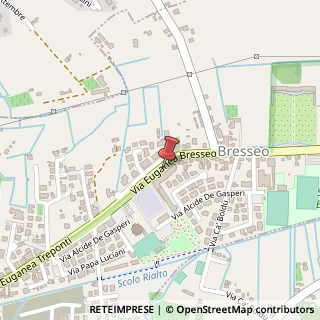 Mappa Via Euganea Bresseo, 8, 35037 Teolo, Padova (Veneto)