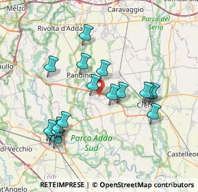 Mappa Via Maria Montessori, 26010 Vaiano Cremasco CR, Italia (7.21235)