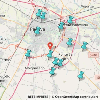 Mappa Via Voltabarozzo, 35127 Padova PD, Italia (4.33462)