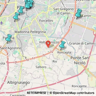 Mappa Via Voltabarozzo, 35127 Padova PD, Italia (3.76688)