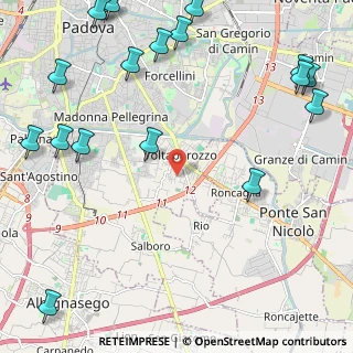 Mappa Via Voltabarozzo, 35127 Padova PD, Italia (3.28)