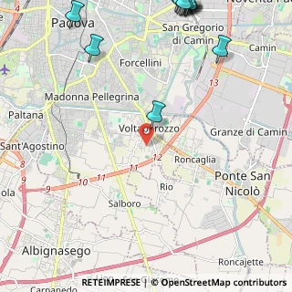 Mappa Via Voltabarozzo, 35127 Padova PD, Italia (3.57154)