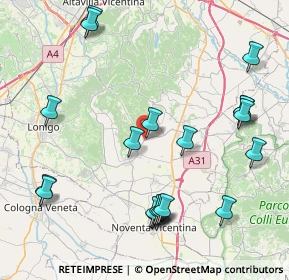 Mappa SP 8, 36040 Sossano VI, Italia (9.728)