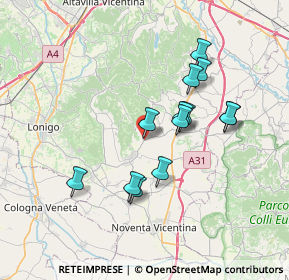 Mappa SP 8, 36040 Sossano VI, Italia (6.26538)