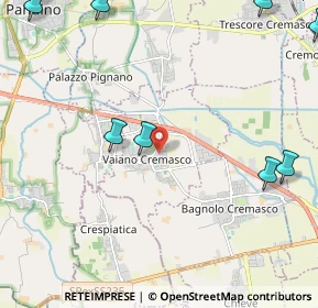 Mappa 26010 Vaiano Cremasco CR, Italia (3.6475)