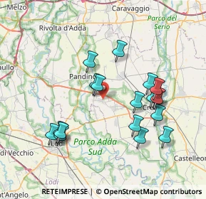 Mappa 26010 Vaiano Cremasco CR, Italia (7.35833)