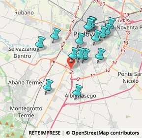 Mappa 35020 Mandriola-Sant'Agostino PD, Italia (3.39813)