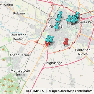 Mappa 35020 Mandriola-Sant'Agostino PD, Italia (4.54333)