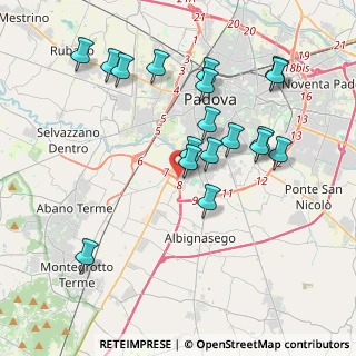 Mappa 35020 Mandriola-Sant'Agostino PD, Italia (3.93444)