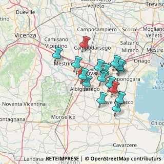 Mappa 35020 Mandriola-Sant'Agostino PD, Italia (11.29188)