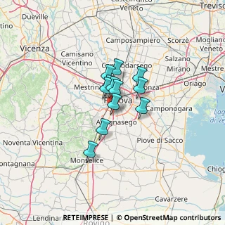 Mappa 35020 Mandriola-Sant'Agostino PD, Italia (7.56167)
