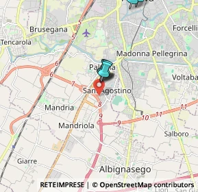 Mappa 35020 Mandriola-Sant'Agostino PD, Italia (2.56833)