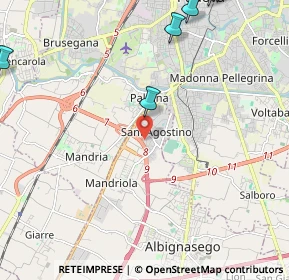 Mappa 35020 Mandriola-Sant'Agostino PD, Italia (3.795)