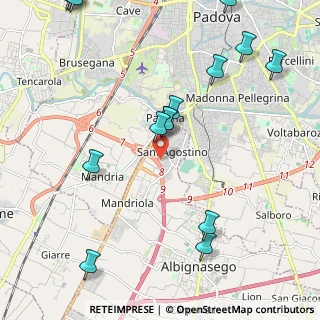 Mappa 35020 Mandriola-Sant'Agostino PD, Italia (2.76333)