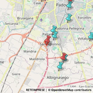 Mappa 35020 Mandriola-Sant'Agostino PD, Italia (2.57455)