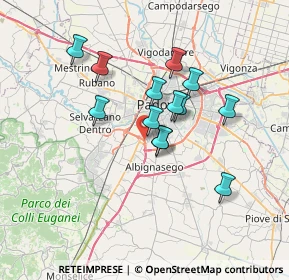 Mappa 35020 Mandriola-Sant'Agostino PD, Italia (5.60692)