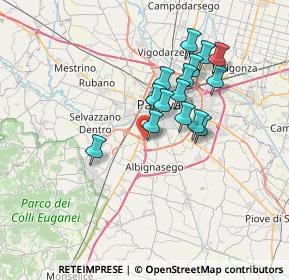 Mappa 35020 Mandriola-Sant'Agostino PD, Italia (5.82267)