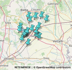 Mappa Strada Tabia, 13048 Santhià VC, Italia (10.098)