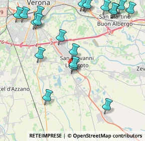 Mappa Via II Giugno, 37057 San Giovanni Lupatoto VR, Italia (5.415)