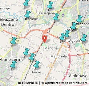 Mappa Via U. Boccioni, 35142 Padova PD, Italia (2.61667)