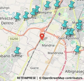 Mappa Via U. Boccioni, 35142 Padova PD, Italia (2.86214)