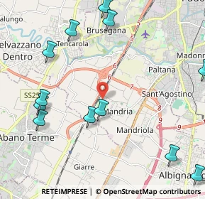 Mappa Via U. Boccioni, 35142 Padova PD, Italia (2.72333)