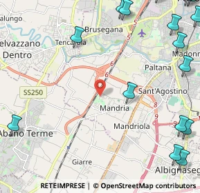 Mappa Via U. Boccioni, 35142 Padova PD, Italia (3.7405)
