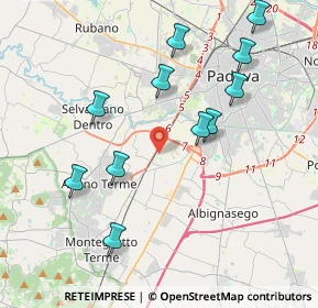Mappa Via U. Boccioni, 35142 Padova PD, Italia (4.12273)