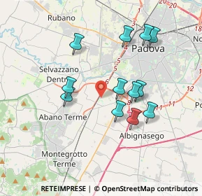 Mappa Via U. Boccioni, 35142 Padova PD, Italia (3.32583)