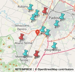 Mappa Via U. Boccioni, 35142 Padova PD, Italia (4.00231)