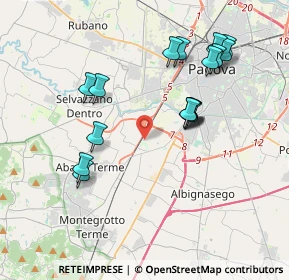 Mappa Via U. Boccioni, 35142 Padova PD, Italia (3.79412)