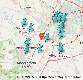 Mappa Via U. Boccioni, 35142 Padova PD, Italia (3.8405)