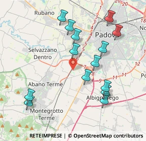 Mappa Via U. Boccioni, 35142 Padova PD, Italia (4.14)