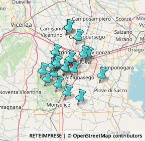 Mappa Via U. Boccioni, 35142 Padova PD, Italia (9.6725)