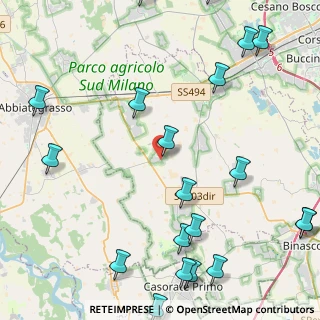 Mappa Via Don Eugenio Dotti, 20088 Gudo Visconti MI, Italia (6.2045)