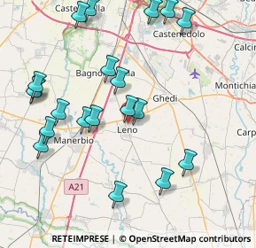 Mappa Via Giovanni Bosco, 25024 Leno BS, Italia (9.0615)